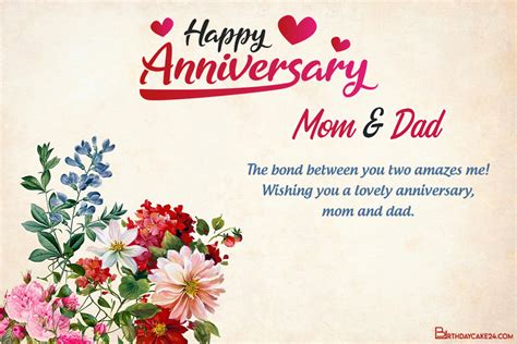 Dad Mom Wedding Anniversary Wishes Ami Kalila