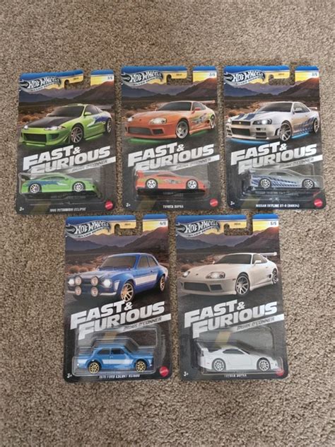 Hot Wheels Fast And Furious Brian O Conner Full Set Of Picclick Uk