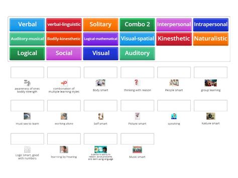 learning styles  multiple intelligences match