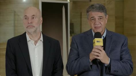 Larreta se mostró con Jorge Macri y criticó al Gobierno El problema