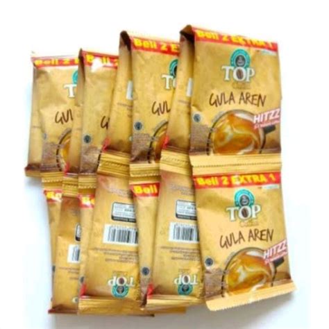 Jual Kopi Top Gula Aren Isi 15 Sachet Saset 10 5 Pcs Shopee Indonesia