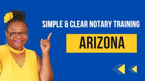 Arizona Notary Training General Notary Work Notary Signing Agent