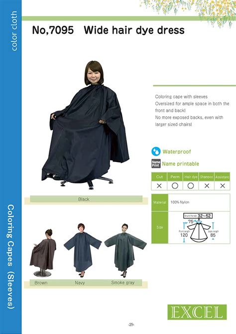 Highly Recommended Japanese Men Barber Coloring Hair Styling Cape Buy