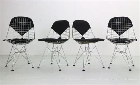 Dkr Set Of Wire Chairs Bikini By Eames For Herman Miller