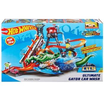 Трек Hot Wheels City Ultimate Gator Car Wash купить в интернет магазине OZON по выгодной цене