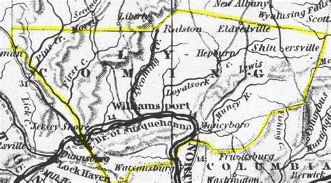 Lycoming County Genealogy Project Lycoming County Pennsylvania