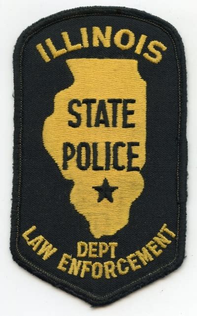 Illinois State Agencies Bill Charles Police Patch Collection