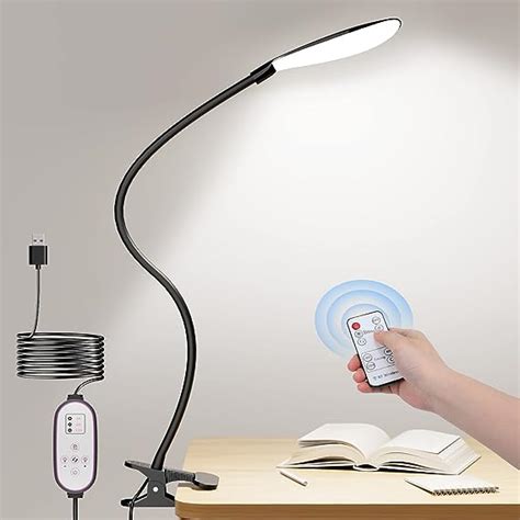 Lampada Con Pinza Luce Con Pinza USB LED Lampada Lettura Letto La