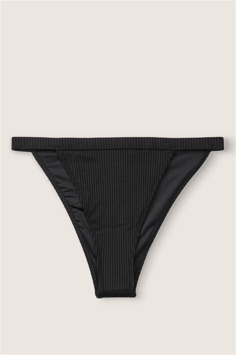 Buy Victoria S Secret Pink Ribbed High Leg Bikini Bottom From The Victoria S Secret Uk Online Shop