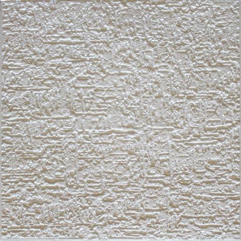 Ivory Polystyrene Foam Ceiling Tile Wall Panel Texture Stock Photo