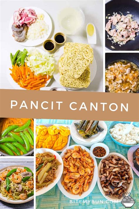 Easy & delicious Filipino Pancit Canton Recipe: pork & shrimp