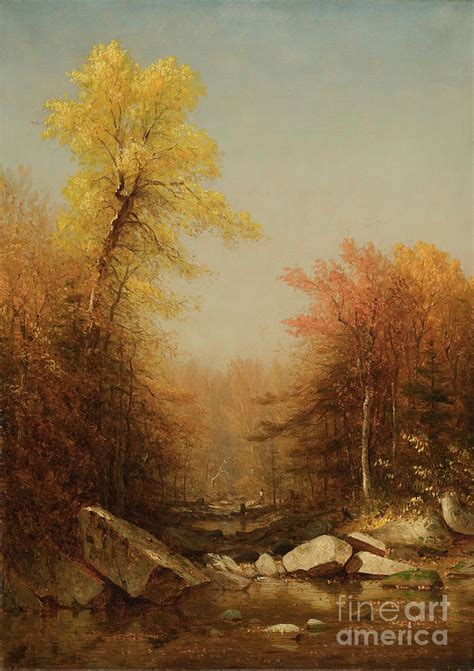 October In The Catskills 1879 Painting By Sanford Robinson Ford