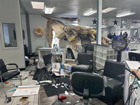 Suv Crashed Through Side Of Roy Salon One Injured