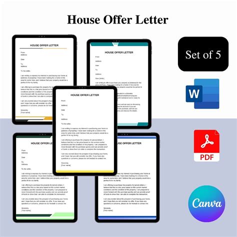 House Offer Letter Sample With Examples Word Editable