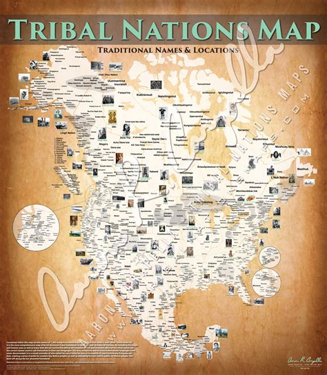 Buy Of Indigenous Nations Of North America 48 X 55 Canvas