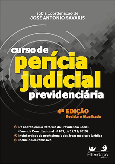 Curso De Per Cia Judicial Previdenci Ria Ed Ebook Jos Antonio