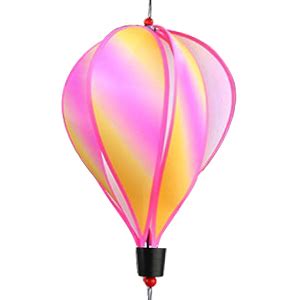 Amazon 4 Pcs Hot Air Balloon Wind Spinner Rainbow Windsock Hanging