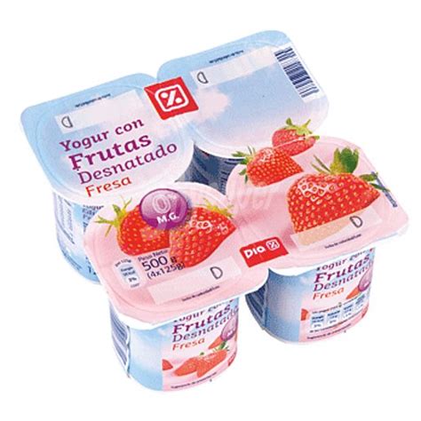 Dia Dia Yogur Con Frutos Rojos Desnatado Pack Unidades G