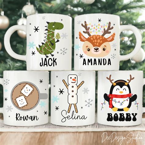 Unbreakable Kids Christmas Mug Personalized Children Birthday Party