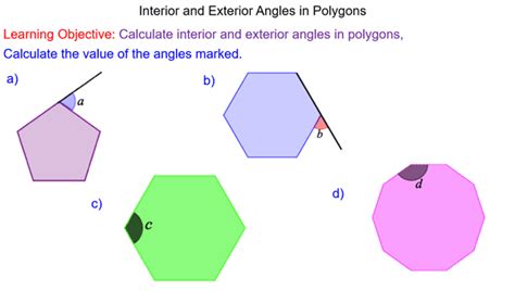 Interior Angles Of Polygons Mr 07a