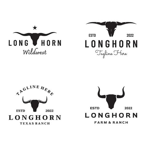 Longhorn Logo Vector Art, Icons, and Graphics for Free Download