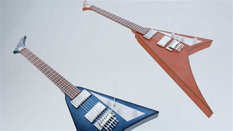 ArtStation - Flying V Electric Guitar | Game Assets