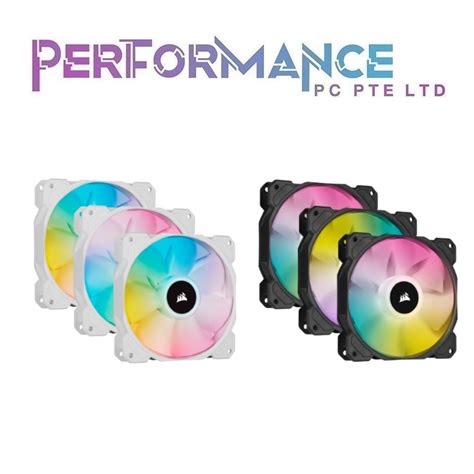 CORSAIR ICUE SP120 RGB ELITE Performance 120mm PWM Triple Fan Kit With