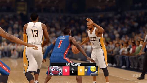 NBA Live 16 Detroit Pistons Vs Indiana Pacers Gameplay XboxONE HD