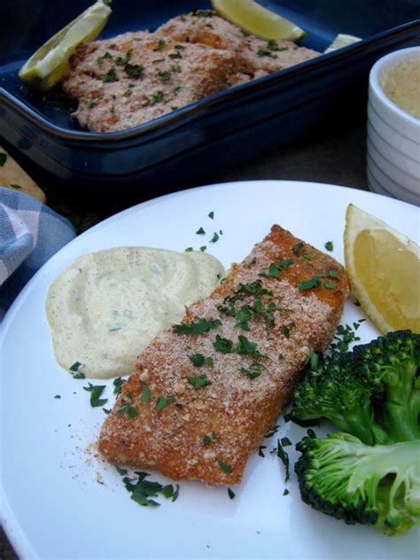 Breaded Perch With A Curry Mayonnaise Dipping Sauce Julias Cuisine