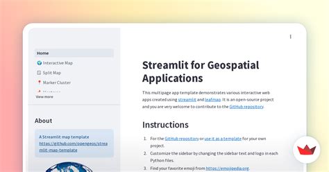 Home Map Templatestreamlitapp