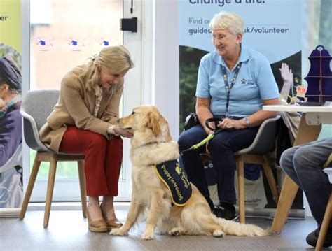 Sophie Bonds With Adorable Puppies At Guide Dog Training Class Uk