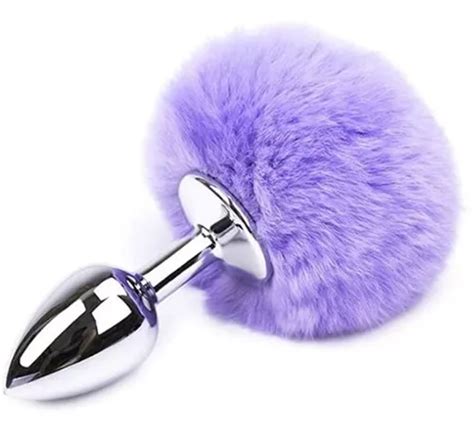 Dildo Plug Anal De Acero Inoxidable Con Cola De Conejo Cm MercadoLibre