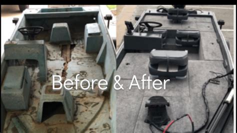 Jon Boat Restore Modifications Start To Finish Before After Youtube