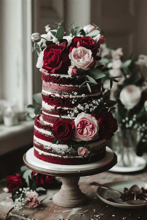 Creative Naked Wedding Cake Ideas You Will Love Confetti Roses