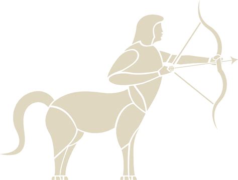 illustration  sagittarius archer  zodiac signs  vector art