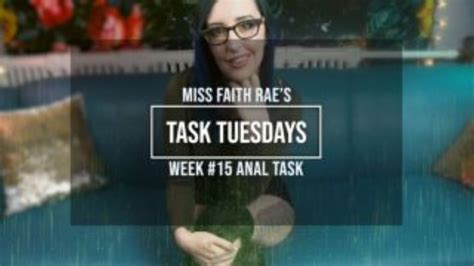 Week A Refreshing Task For Anal Sluts Miss Faith Rae S Audio Femdom Anal Training