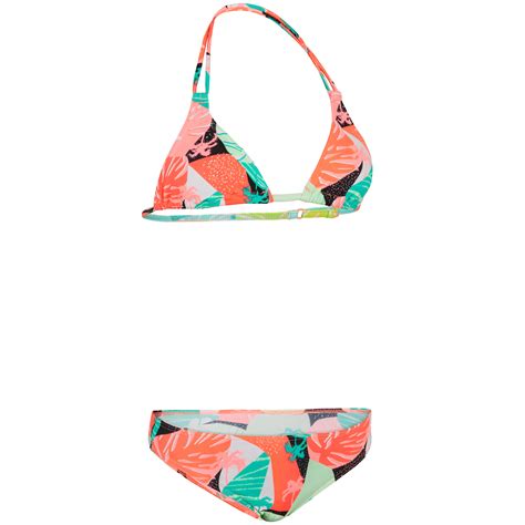Bikini Set Triangel Taloo Lilou Origami Surfen Mädchen neon rosa