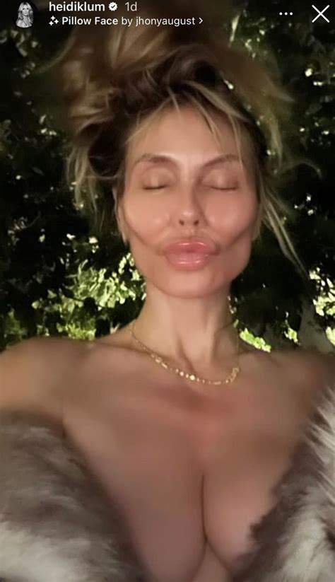 Heidi Klum Risks Racy Wardrobe Malfunction In Nearly Naked Snap Ahead Of Coachella Daily Star