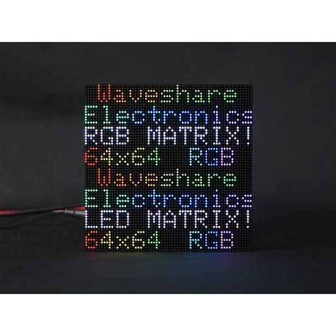 Waveshare RGB Full Color LED Matrix Panel 2 5mm Pitch 6464 Pixels