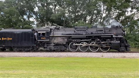 Nickel Plate Road Steam Train Pacing W Two Whistles August