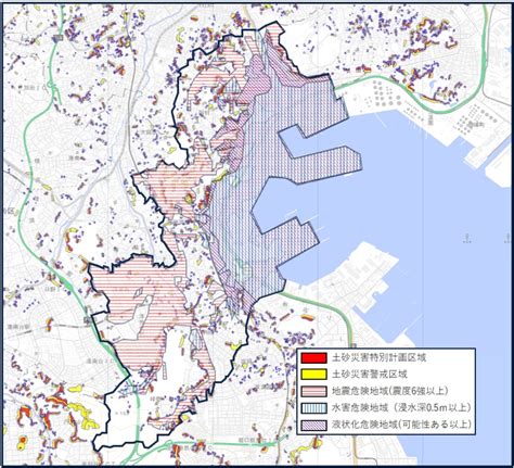 ハザードマップでわかる横浜市磯子区で災害に強い安全な街 イエゼミ