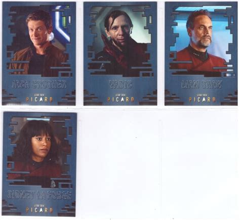 Star Trek Picard Season 3 Character Card Set Star Trek Card Collective