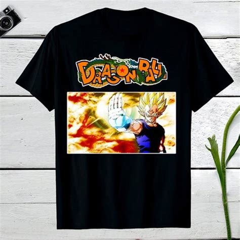 Dragon Ball Manga Fans Majin Vegeta T Shirt Super Saiyan Love Etsy