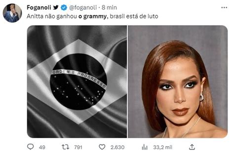 Web reage à derrota de Anitta no Grammy Awards 2023 Celebridades