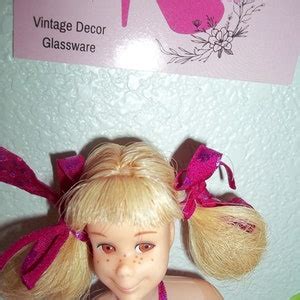 Skooter Straight Leg Blonde Hair Skippers Friend New Swimsuit Vtg Dotted Swiss Cotton