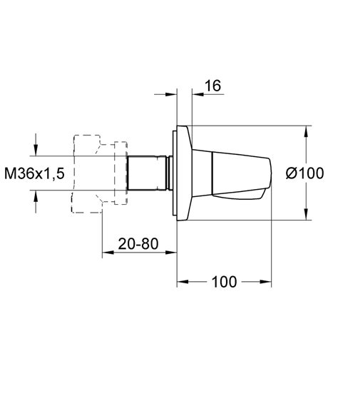 Chiara 2 Way Diverter Grohe