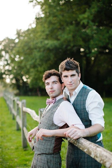 Gay Autumn Wedding Inspiration ~ A Romantic Field Picnic Rustic Barn