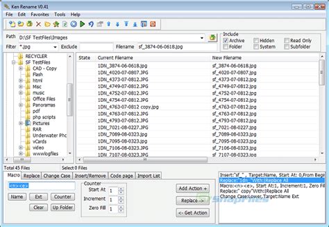 Ken Rename screenshot and download at SnapFiles.com