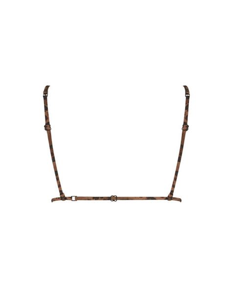 Leopard String Bikini Top String Bralette Ark Swimwear