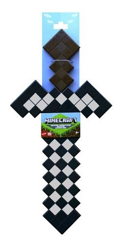 Espada De Hierro Minecraft Mattel De Plastico Rigido Cms Meses Sin